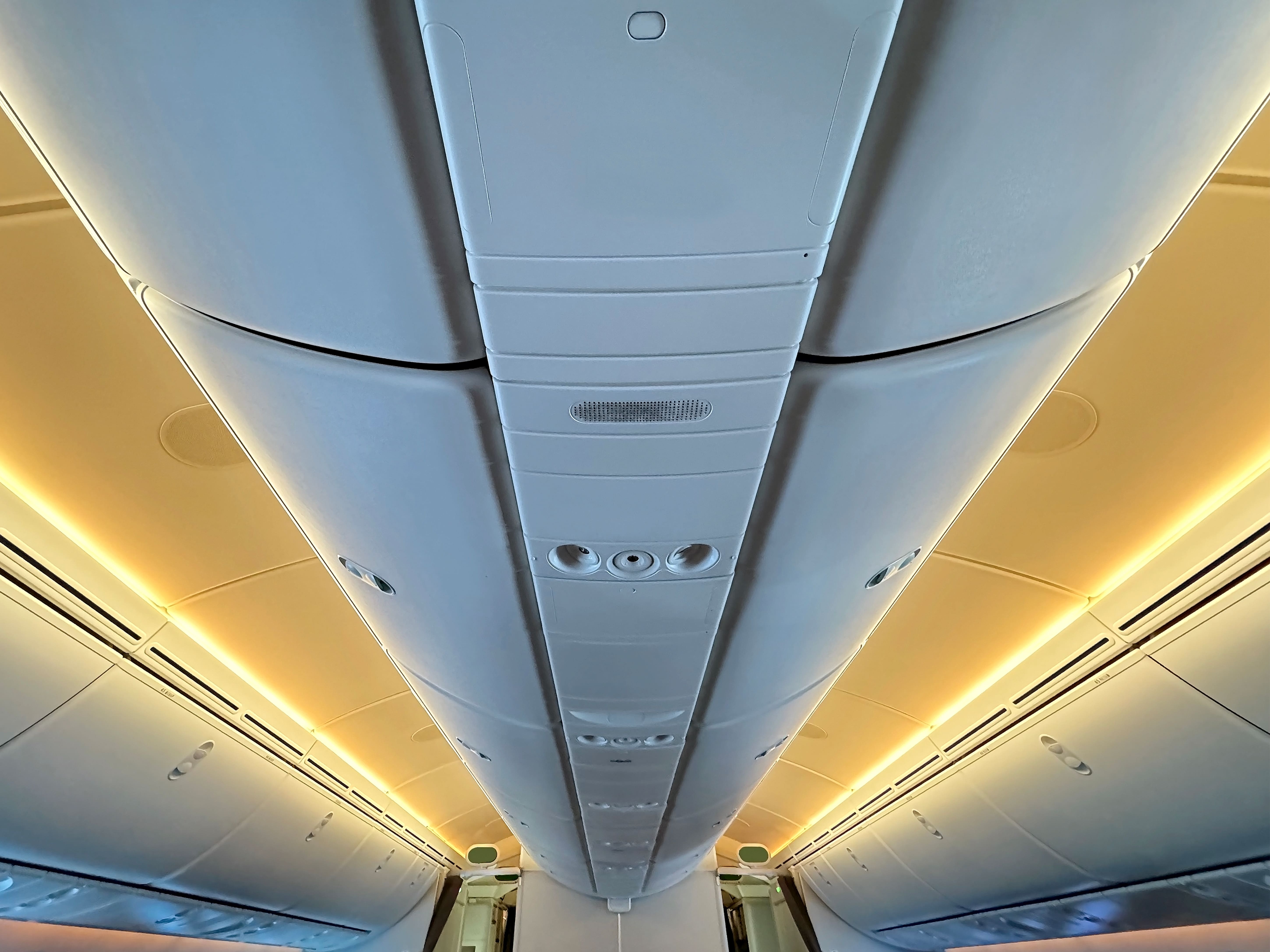Passengers flying on the 787-8 enjoy several comfort-focused features, such as larger windows with electronic dimming and improved air filtration