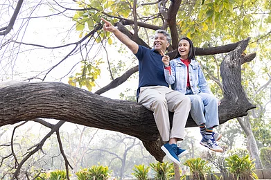 IndianFaces/Shutterstock : A father and daughter hanging out. Image used for representational purposes only
