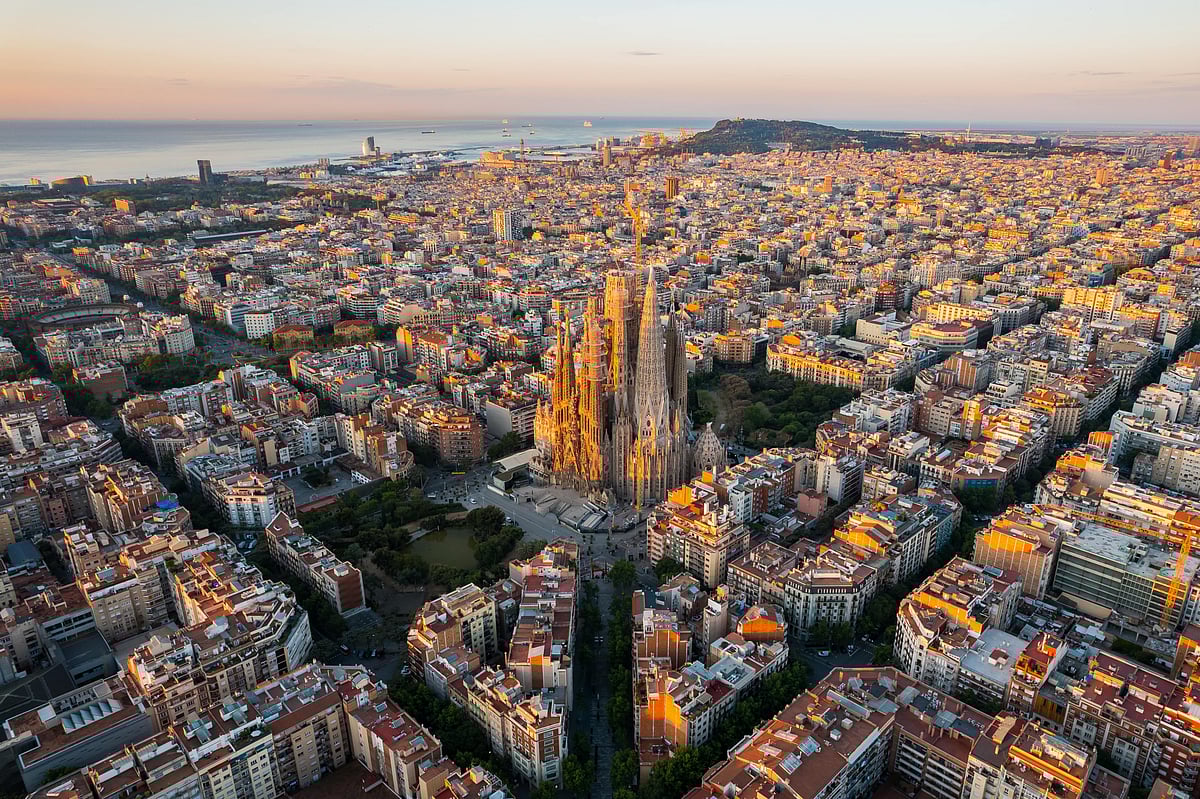 Barcelona, a city of 1.6 million people, drew 26 million tourists last year