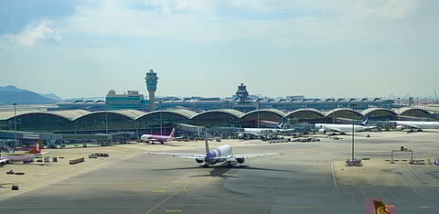 Hong Kong International Airport, also known as Chek Lap Kok International Airport