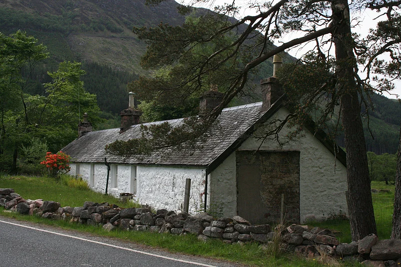 A cottage in Glen Nevis