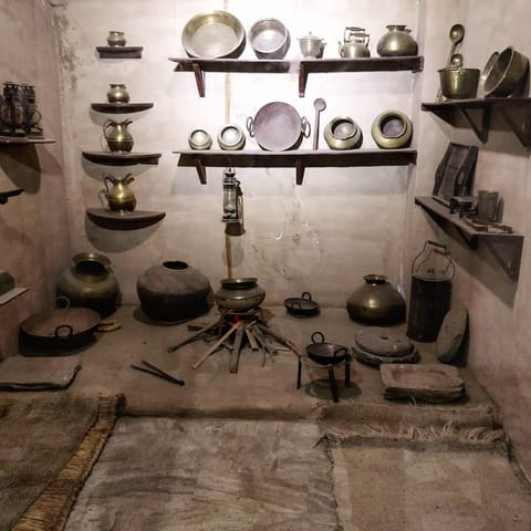 The Museum of Himachal Culture and Folk Art showcases a wide range of antiquities such as religious artefacts, household items, weaponry and musical instruments