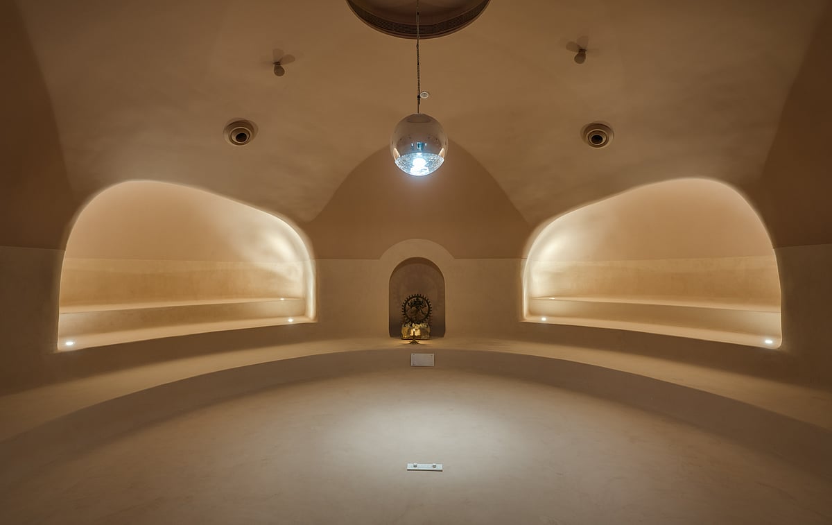 A threapy room at Kshemavana