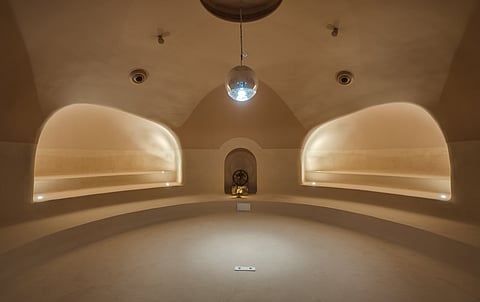 A threapy room at Kshemavana