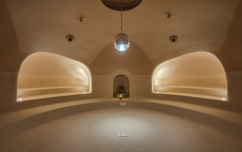 A threapy room at Kshemavana