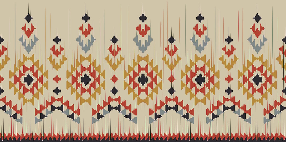 A sample of classic Ikat