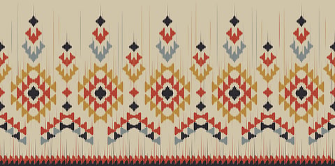 A sample of classic Ikat