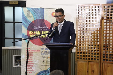 Minister of State for External Affairs Pabitra Margherita at the closing ceremony of ASEAN India Artists Camp