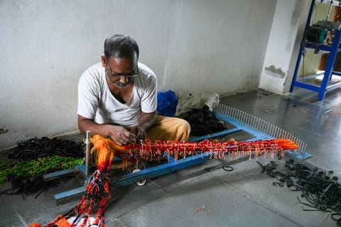 A local craftsman at work