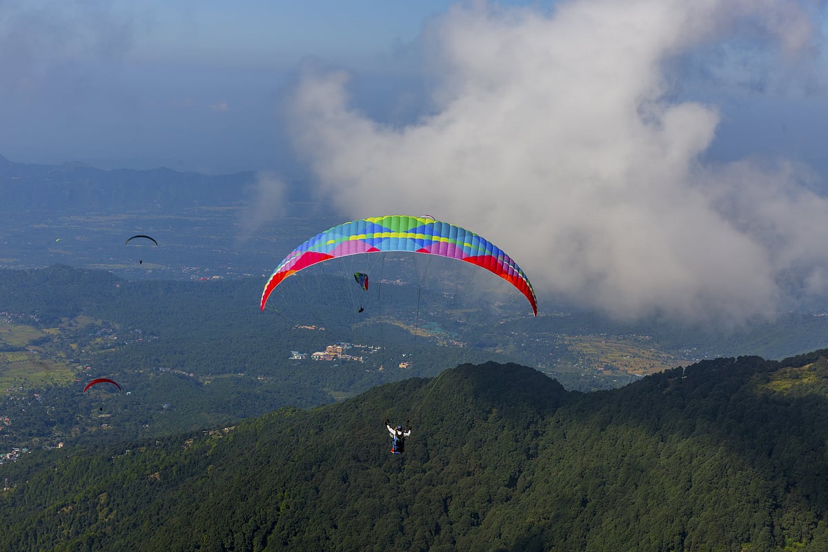 Paragliding in Palampur, Himachal Pradesh