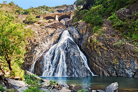 Dudhsagar Falls is Goa's tallest waterfall