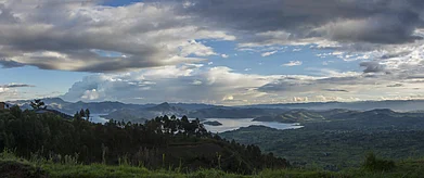 Shutterstock : A panoramic view of Virunga National Park in the Congo Basin