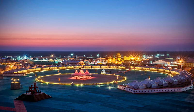 Tent city during Rann Utsav.