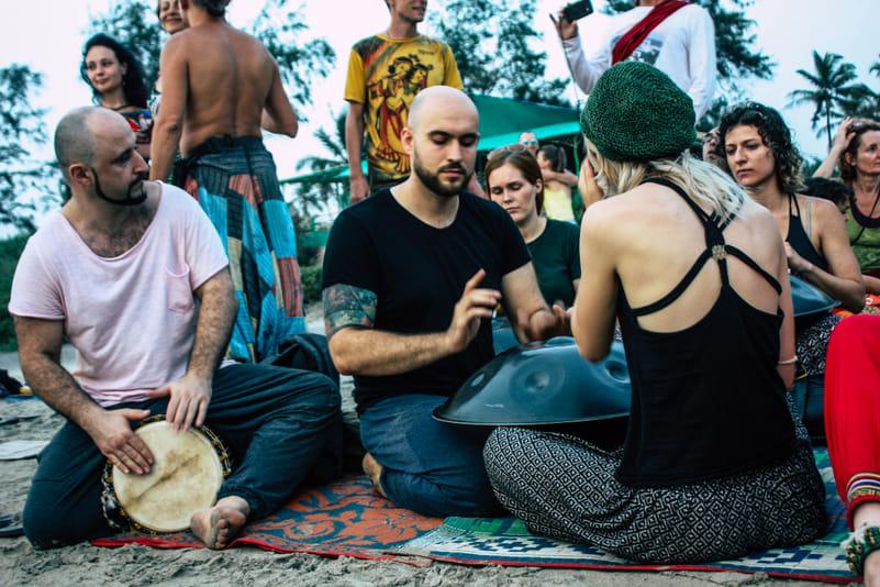 Scenes of music in Goa