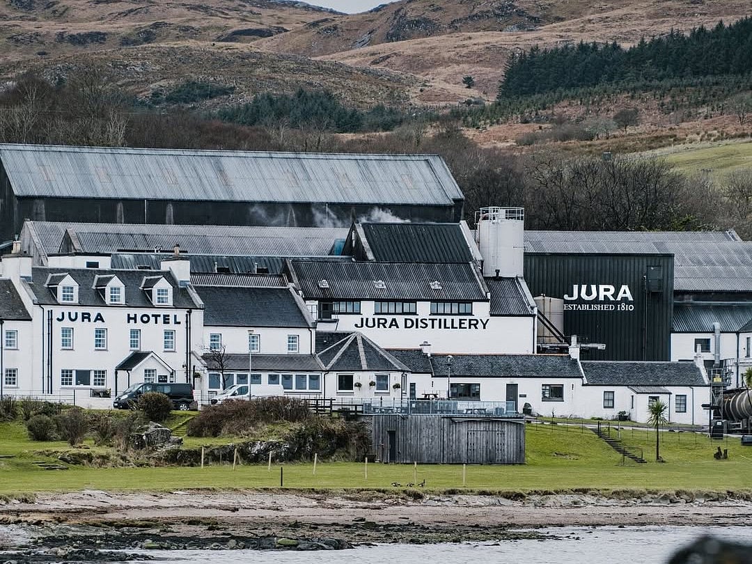 The Jura Distillery produces single malt Scotch whisky