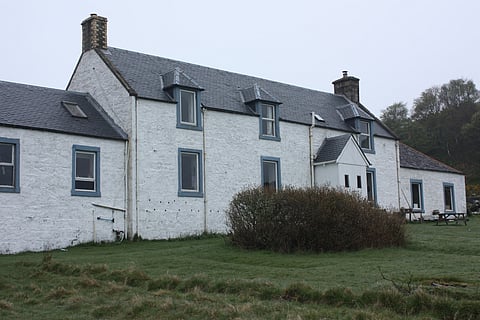 The Barnhill cottage where George Orwell lived from 1946-48