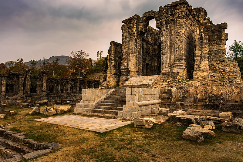 The Martand Sun temple in Anantnag dates back to the eighth century CE