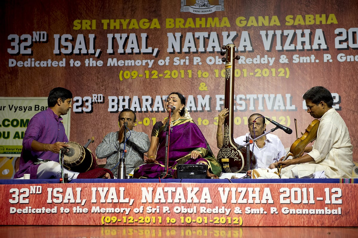 A local musical event unfolds in Chennai