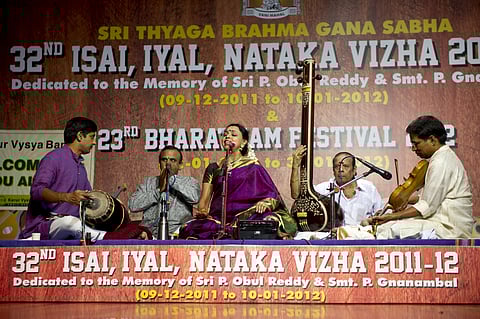 A local musical event unfolds in Chennai