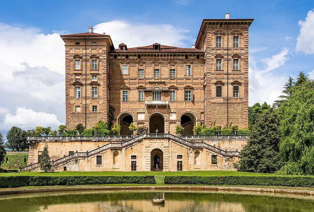 The 12th-century Castello Ducale in Agliè used to be the summer residence of the Savoy family
