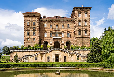 The 12th-century Castello Ducale in Agliè used to be the summer residence of the Savoy family