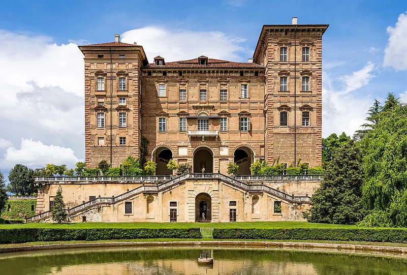 The 12th-century Castello Ducale in Agliè used to be the summer residence of the Savoy family