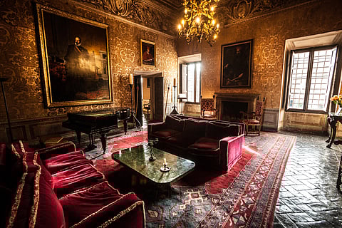 The Castello Ruspoli in Vignanello is a Renaissance masterpiece