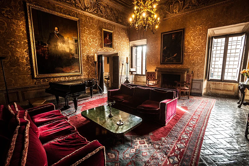 The Castello Ruspoli in Vignanello is a Renaissance masterpiece