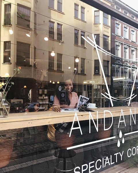 Andante is a specialty coffee shop known for its cosy atmosphere, vintage decor