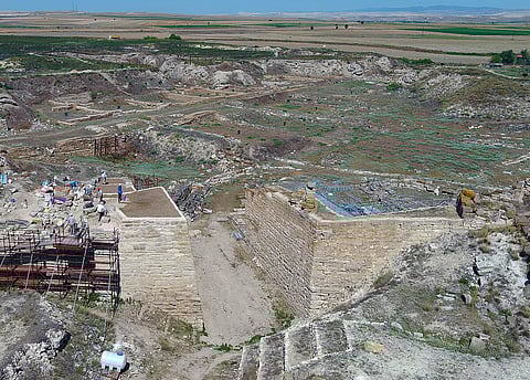 Gordion was the ancient capital of the Phrygian kingdom, and is a UNESCO World Heritage Site