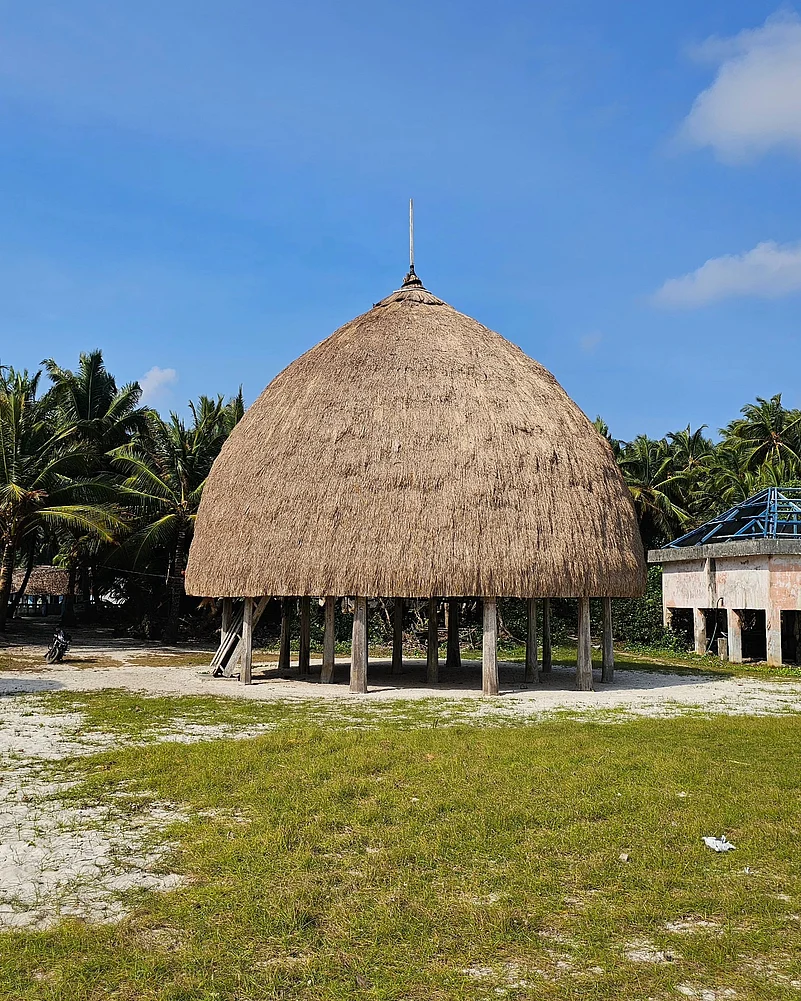 A traditional Nicobari hut