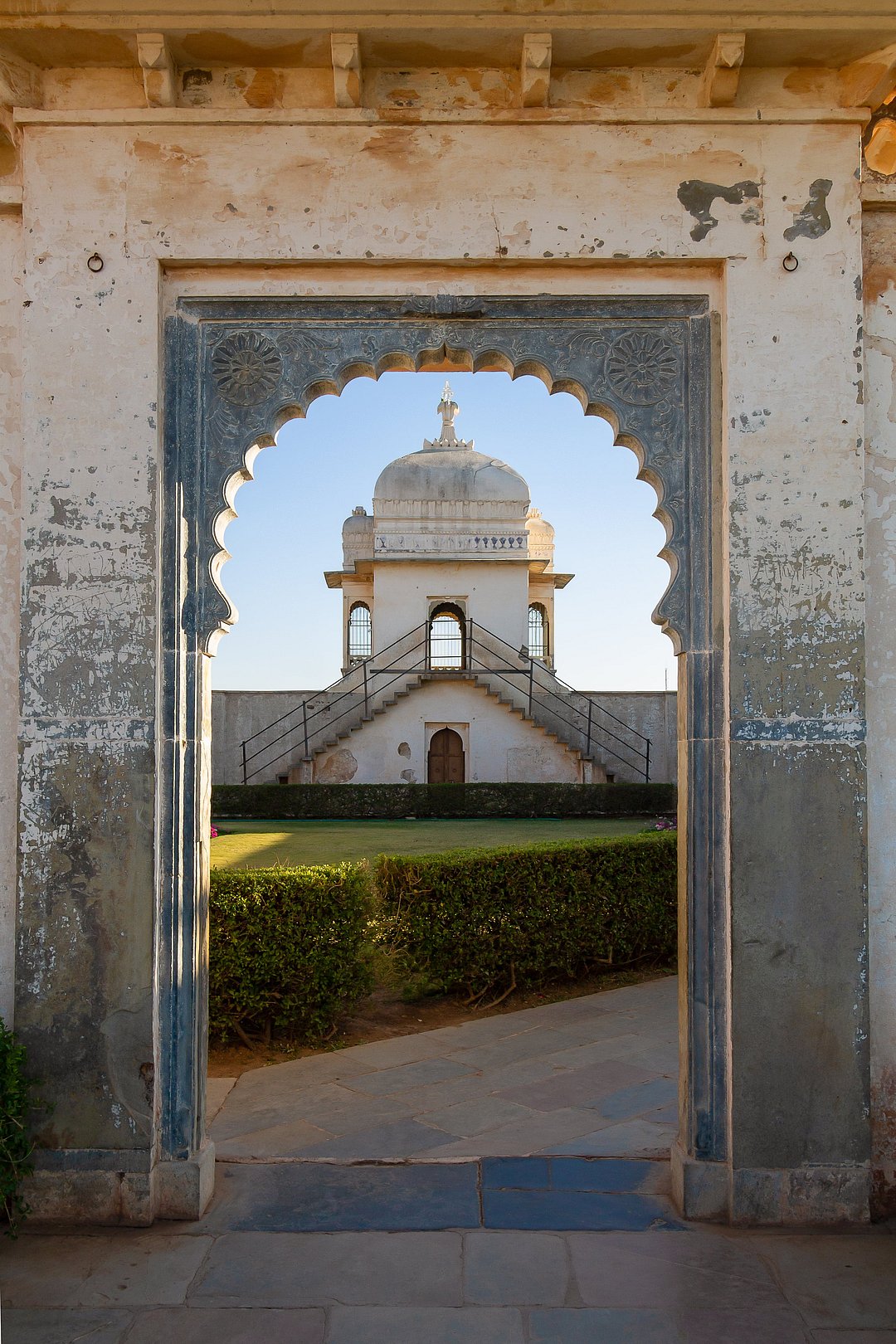 A view of the Padmini Palace inside Chittorgarh Fort