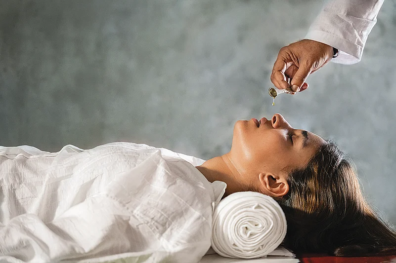 Yogic kriya at Pema Wellness