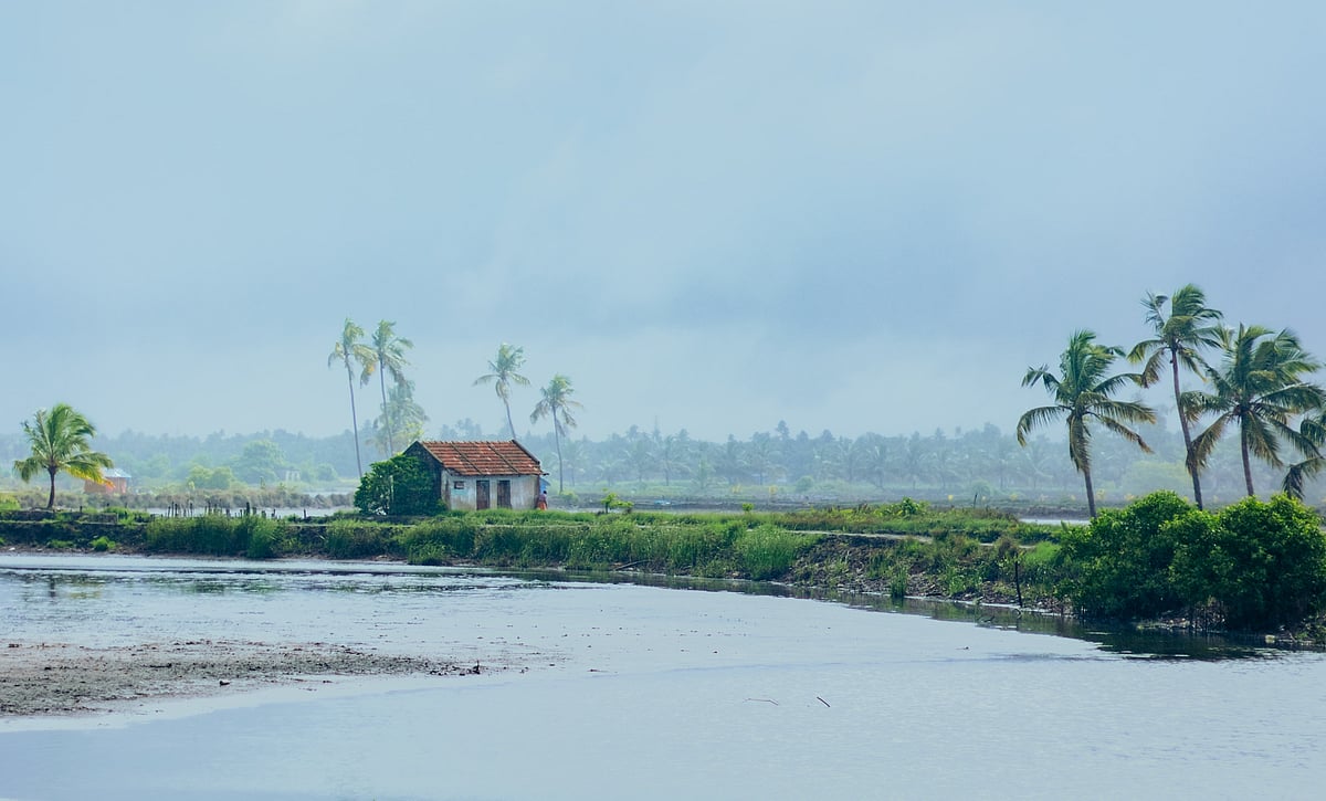 The Kadamakudy Islands of Kerala during the monsoon