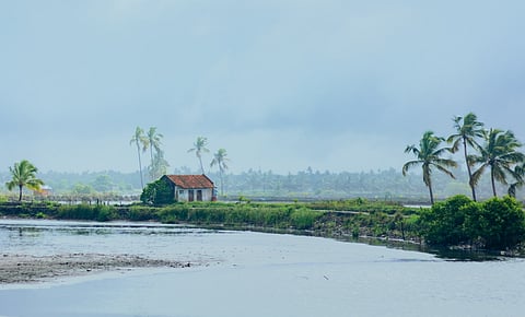 The Kadamakudy Islands of Kerala during the monsoon
