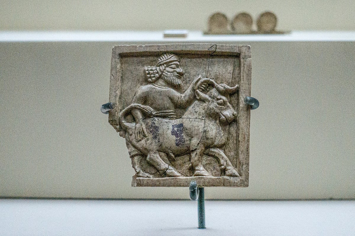 An artefact from Phrygia on display at the Gordion Museum