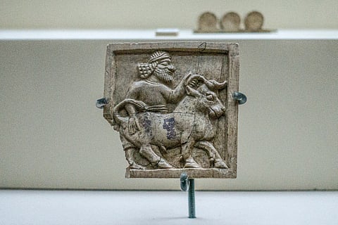 An artefact from Phrygia on display at the Gordion Museum