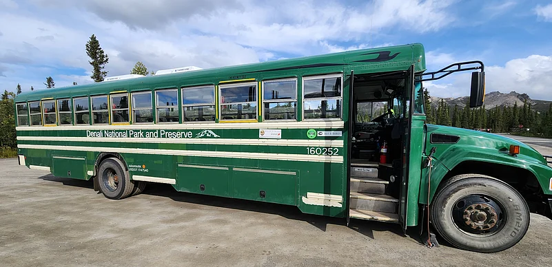 Park Green buses work on hop on hop off mode & stops at all stations