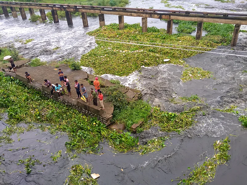 Floods in Ranchi, Jharkhand, in 2019
