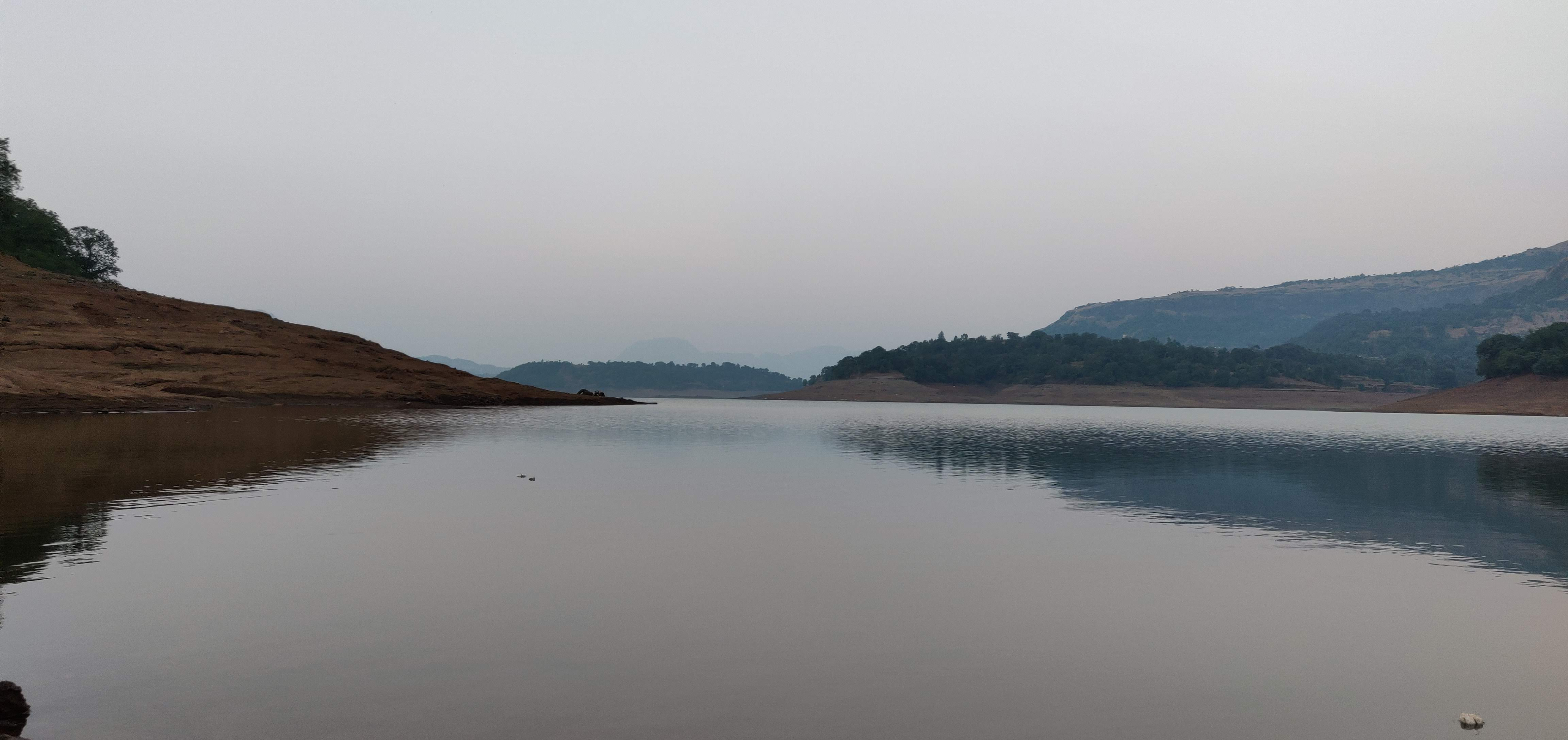 The water carved valley is 200 ft deep and about 1.5 km long