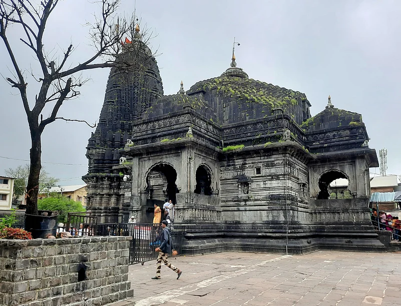 A view of Trimbakeshwar Temple