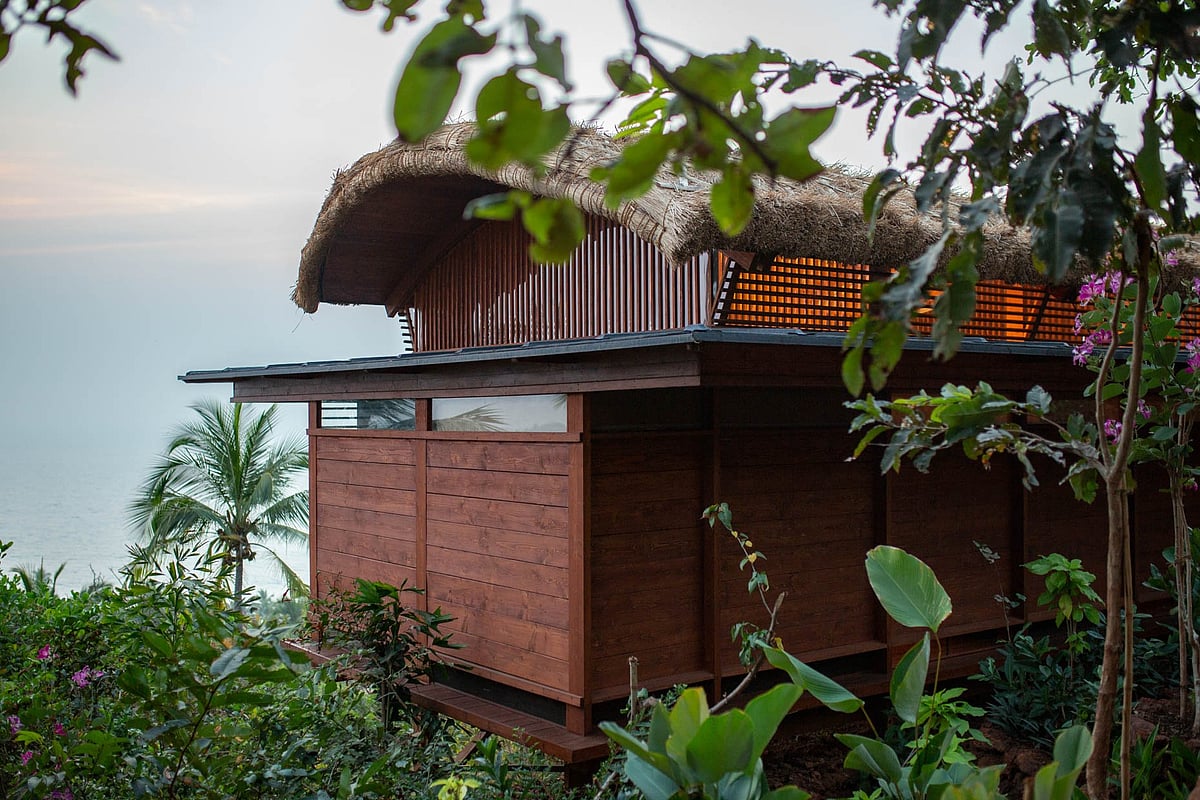 At Cabo Serai in Goa the cottages have been designed with eco-friendly materials