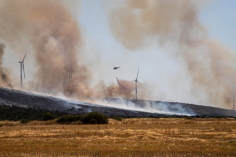 A wildfire in İzmir (July 2023)