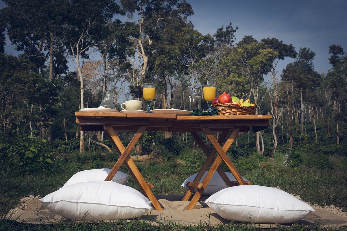 Enjoy a meal in the lap of nature at Coorg Wild Walk by CGH Earth