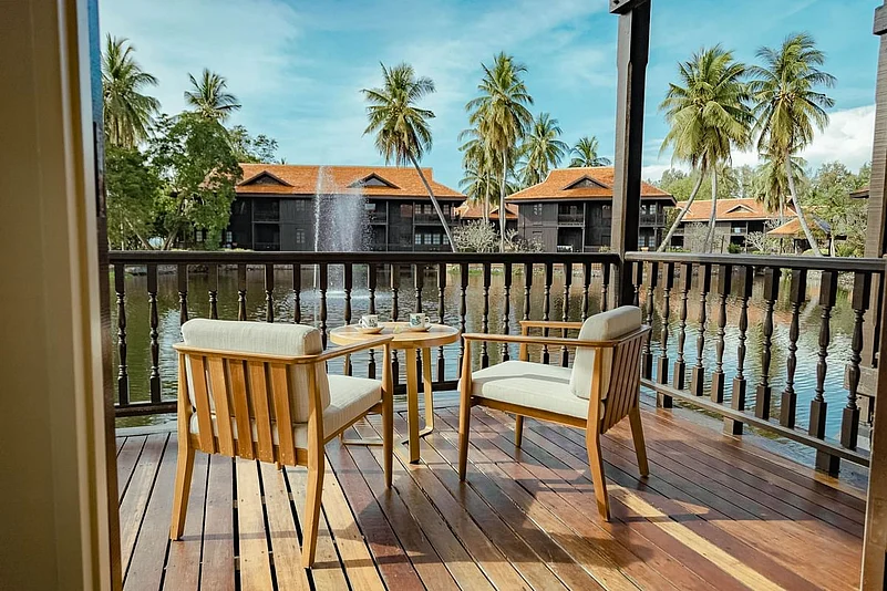 The Pelangi Beach Resort and Spa is designed according to a traditional Malay village
