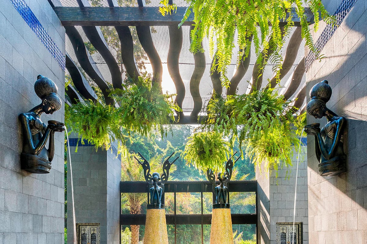 The entrance to the Rainforest section of The St Regis Langkawi