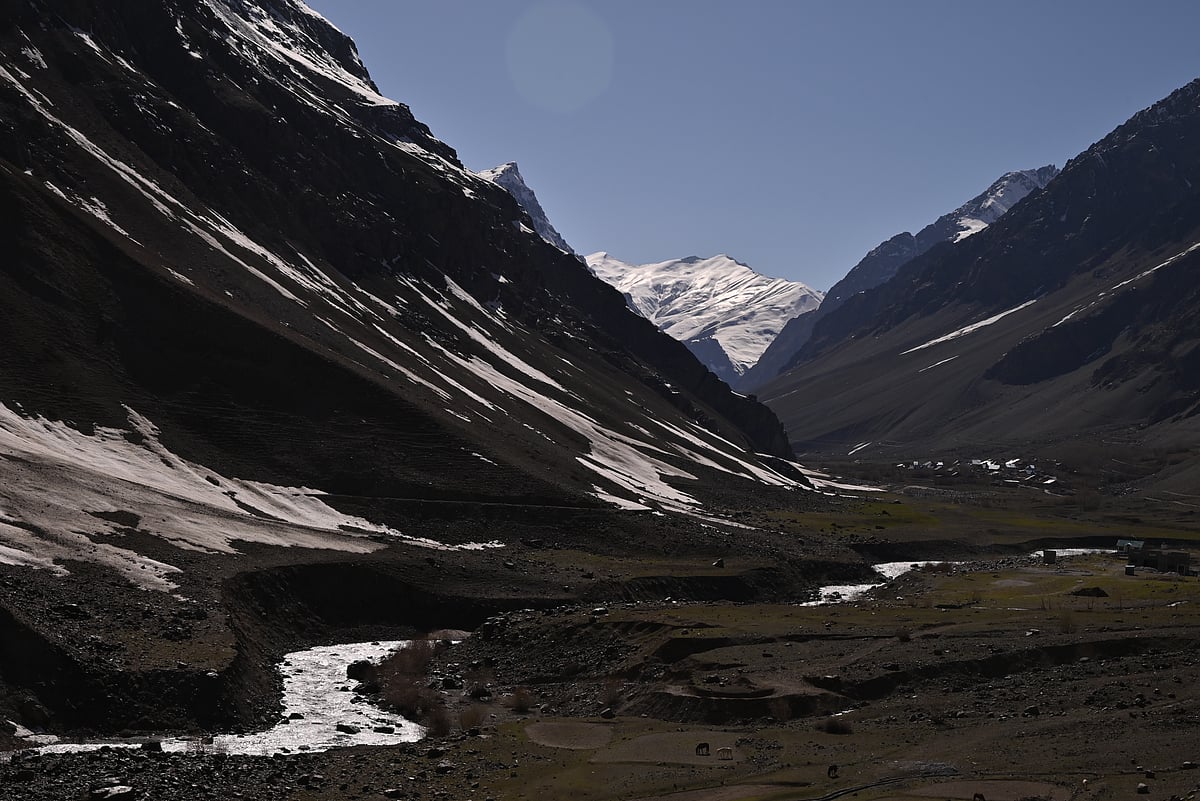 Mushkoh Valley, Brown bear and Ibex habitat, in late winter