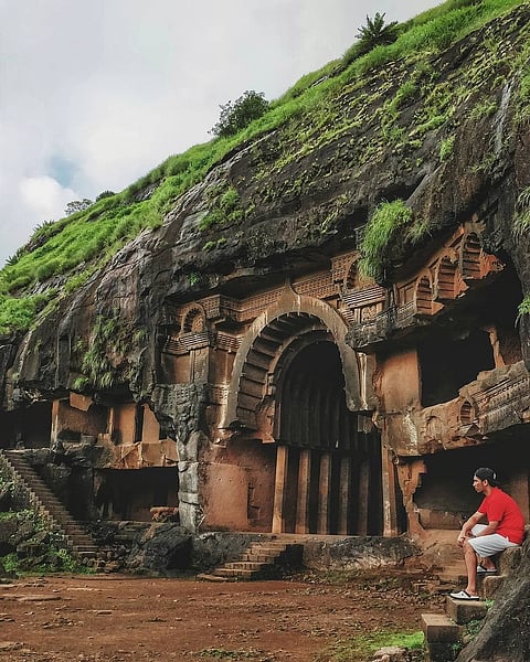 A view of Bhaja Caves