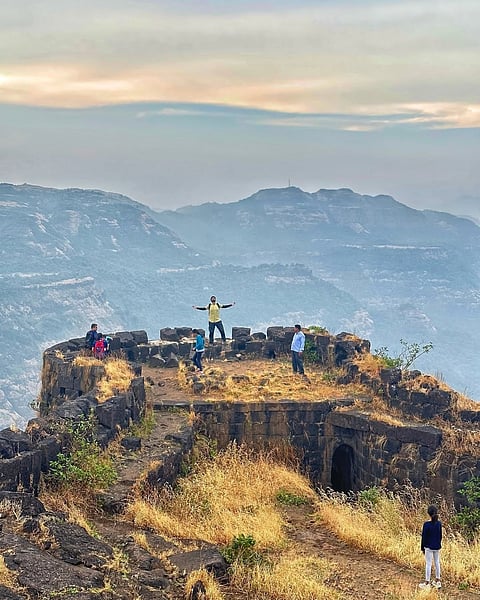 People at Rajmachi Fort
