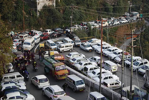 A scene of peak traffic (representational image)